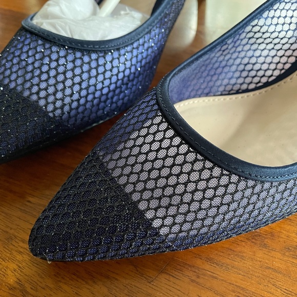 Navy Nina heels size 9.5 - Picture 1 of 6